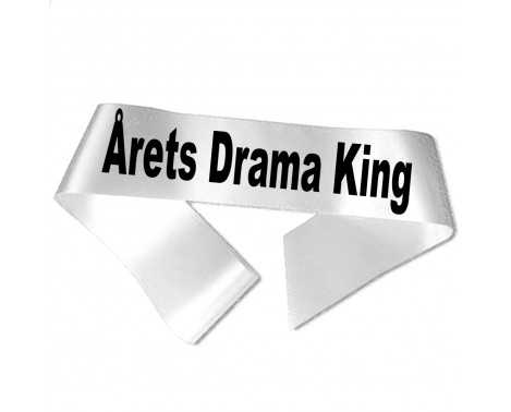 Årets Drama King - Svart tryck - Ordensband