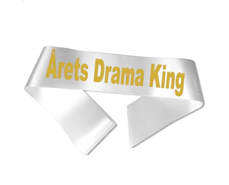 Årets Drama King - Metalliskt guldtryck - Ordensband