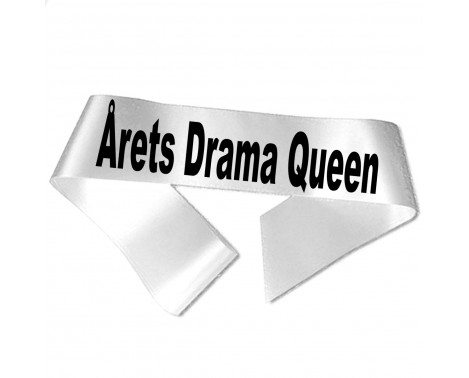 Årets Drama Queen - Svart tryck - Ordensband