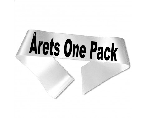 Årets One Pack - Svart tryck - Ordensband