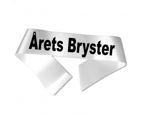 Årets Bröst - Svart tryck - Ordensband