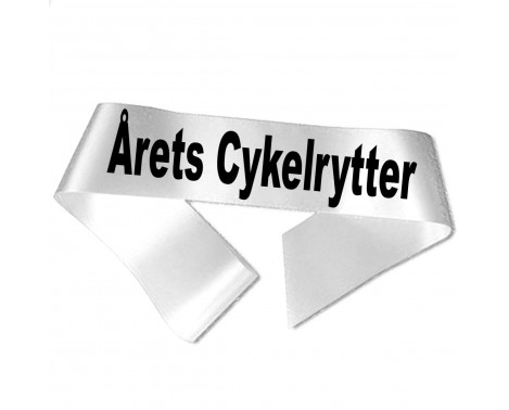 Årets Cyklist - Svart tryck - Ordensband