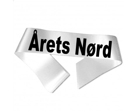 Årets Nörd - Svart tryck - Ordensband