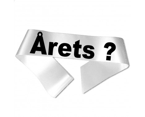 Årets ? - Svart tryck - Ordensband