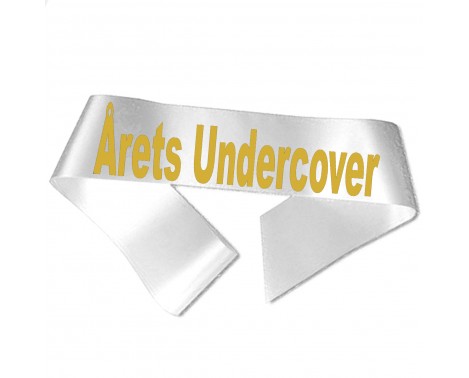 Årets Undercover - Metalliskt guldtryck - Ordensband