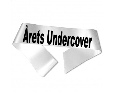 Årets Undercover - Svart tryck - Ordensband