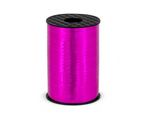 225 meter Presentband Metallic fuchsia 5mm bred