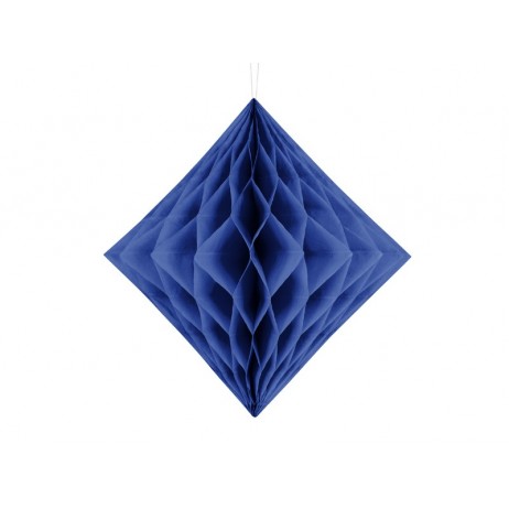 Mörkblå diamant honeycomb 30 cm
