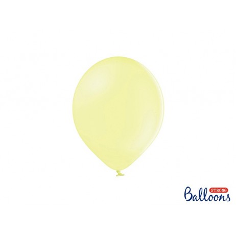 100 st Standard pastellgul ballonger - storlek 9"