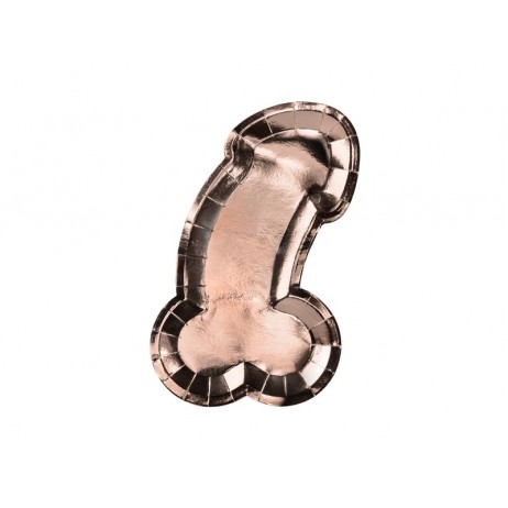 6 st Papp tallrikar Same penis forever - 26.5x15.5cm