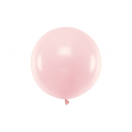 1 st stor pastellrosa ballong - 60 cm