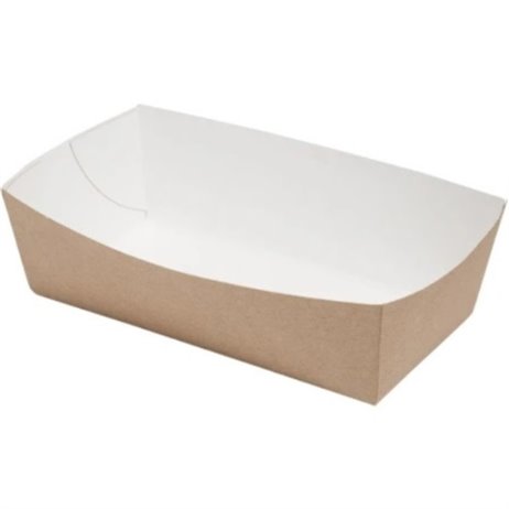 100 st. Pommes frites ask 14x8x5,5 cm - 520 ml - BIO