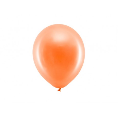 100 st Metallic orange ballonger - str 9"