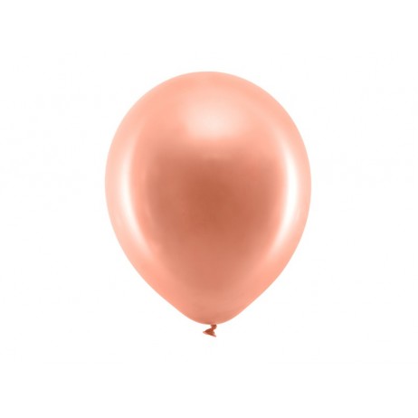 100 st. Pärla rosa guld ballonger - str 12"