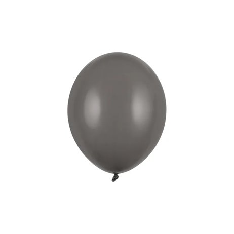 10 st Standard grå ballonger - storlek 10"