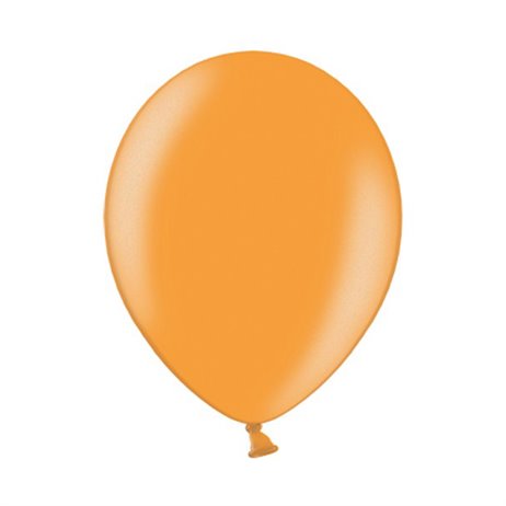 10 st Metallic ljus orange ballonger - strl 12"