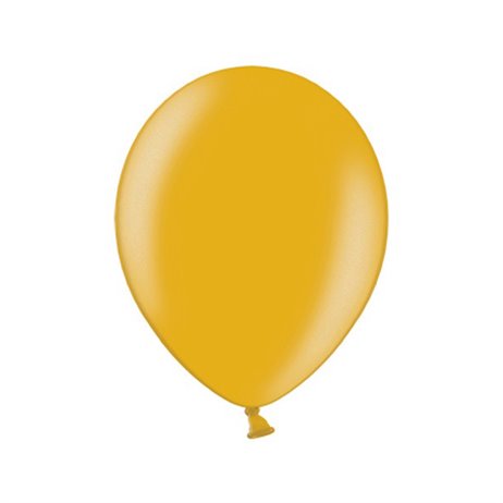 10 st Metallic guld ballonger - str 10"