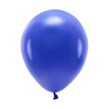 100 st. Ekologiska marinblå ballonger str. 10"