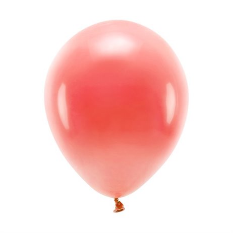 100 st. Ekologiska coral ballonger strl. 10"