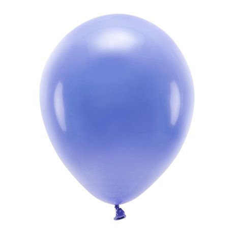 10 st. Ekologiska royal blå ballonger str. 12"