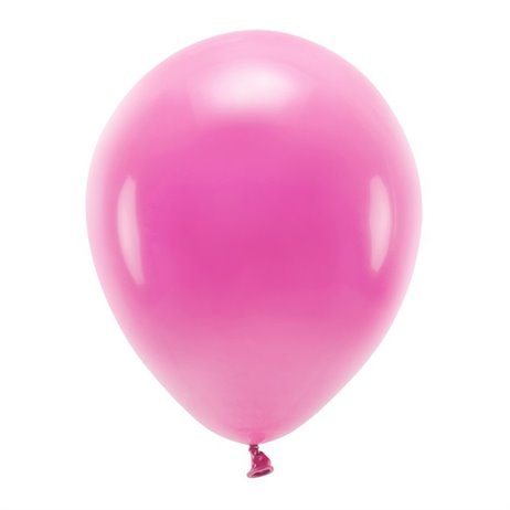 10 st. Ekologiska fuchsia ballonger str. 12"