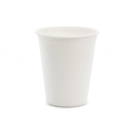 6 st Bio Kaffekoppar 250ml - Bagasse