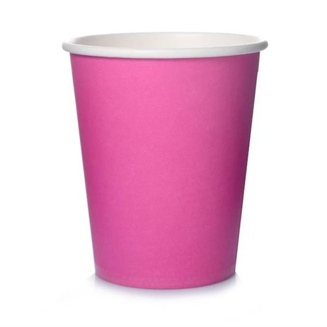 50 st Kaffebägare Coffee to Go - Fuchsia, 240ml