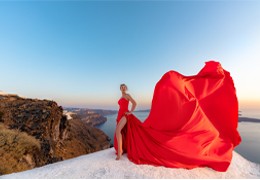 Flygande Klänning - Exklusiv upplevelse med unikt fotosession